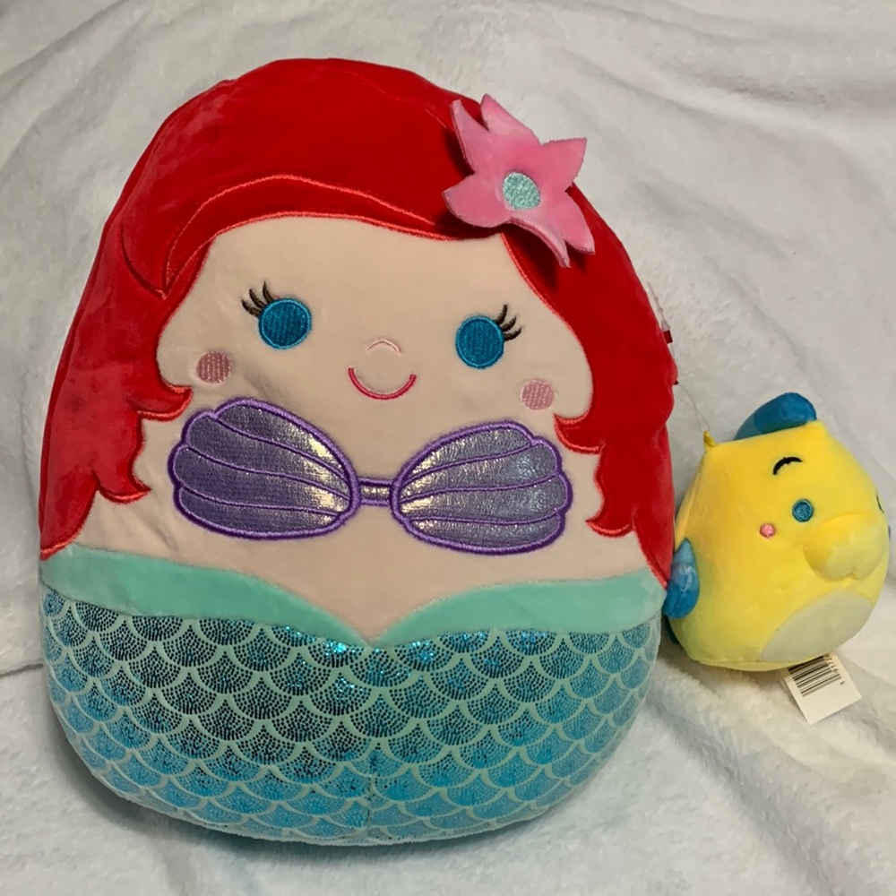 NWT Brand new originals squishmallows Ariel and Floinder pair